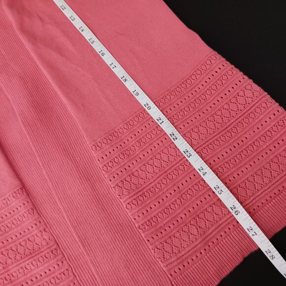 NEW Lety & Me Coral Gabby Pointelle Open Front Knit Cardigan‎ Size S - Picture 10 of 10